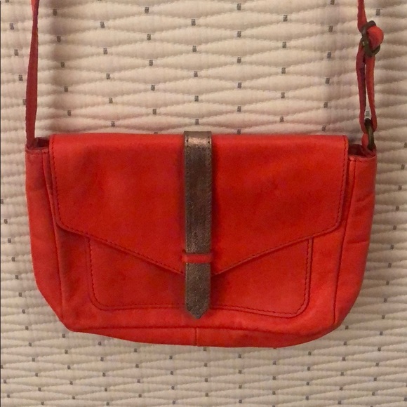 Crazy Lou Orange and metallic purse - Picture 2 of 7